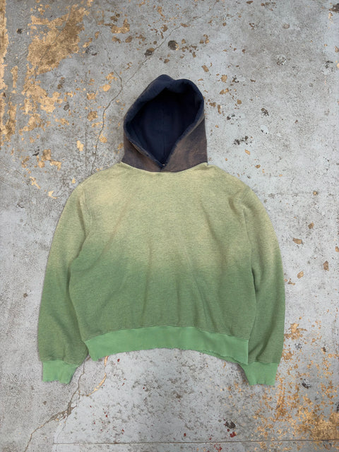 Contrast hoodie aged sea foam