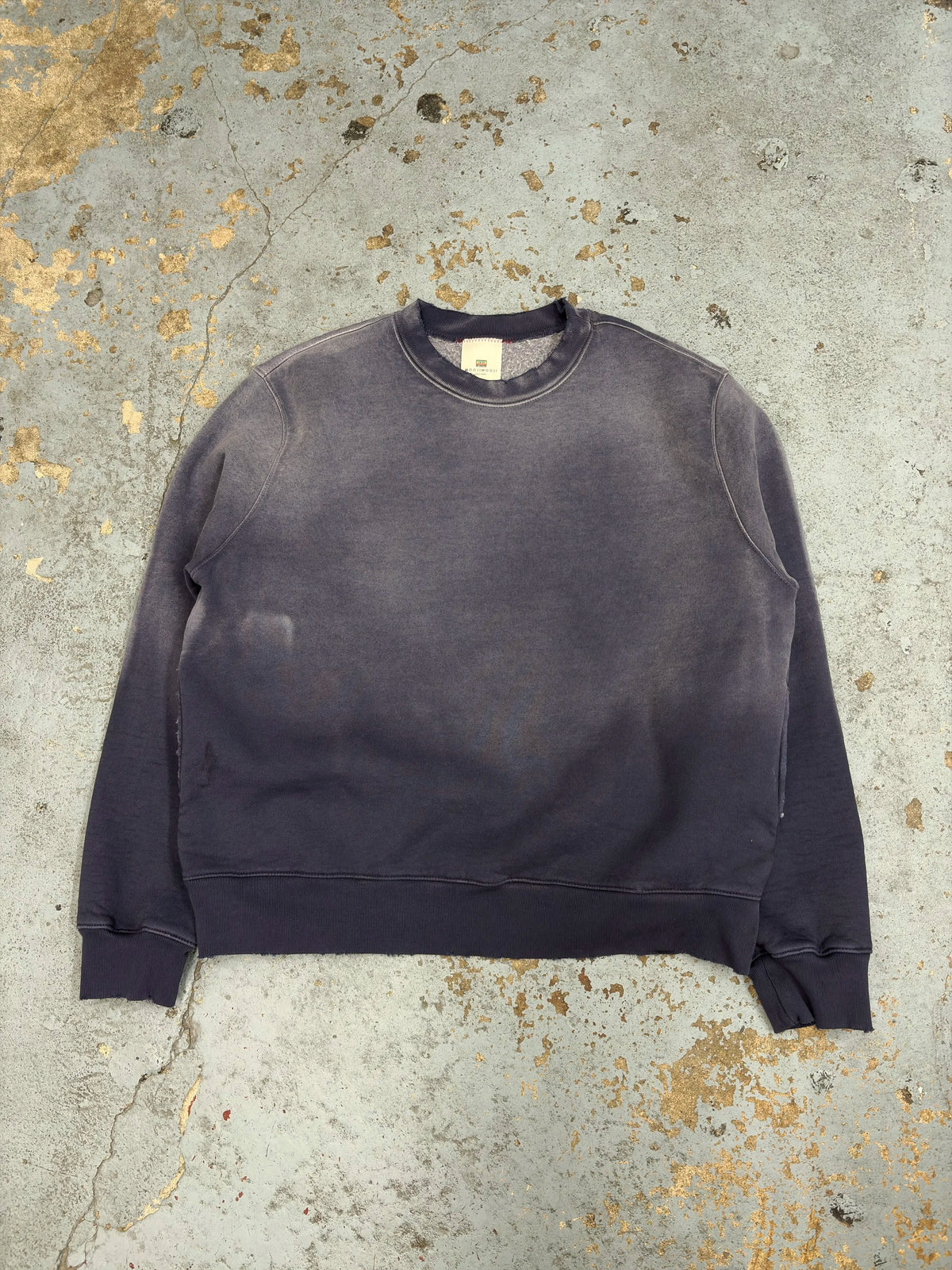 Classic crew 02 / aged indigo