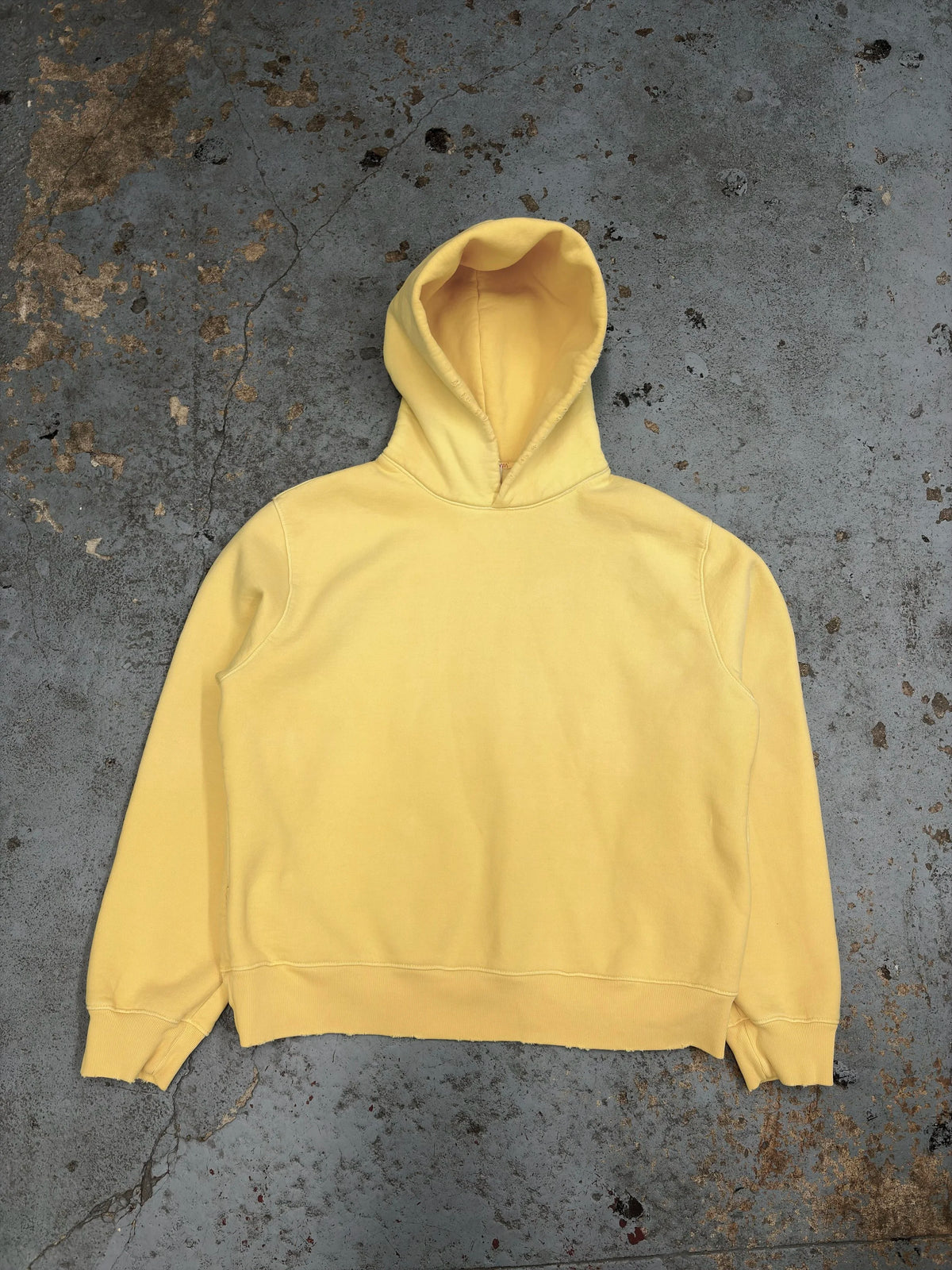 Classic hoodie 02 vintage lemon