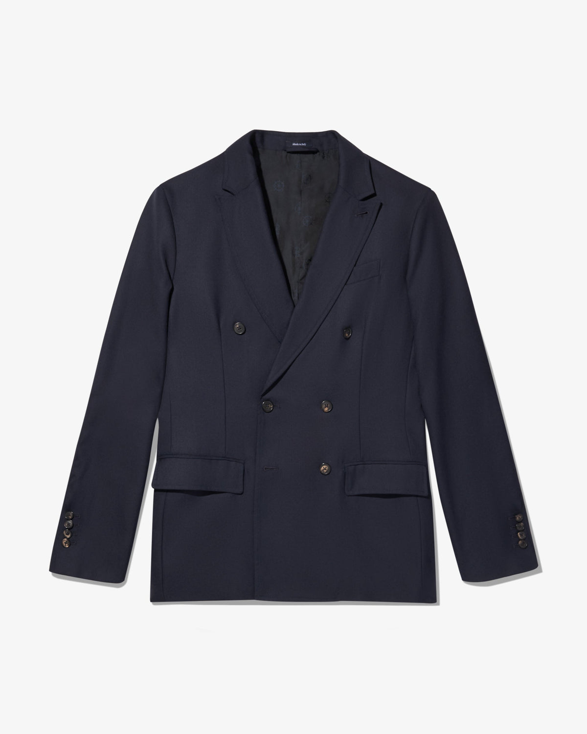 Hopsack Double-Breasted Blazer
