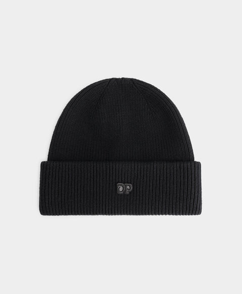 Black Knitted Beanie
