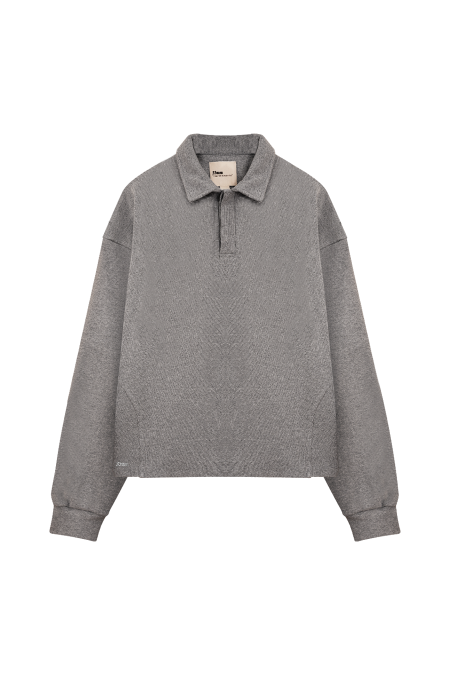 Mateo Cotton Polo, Grey