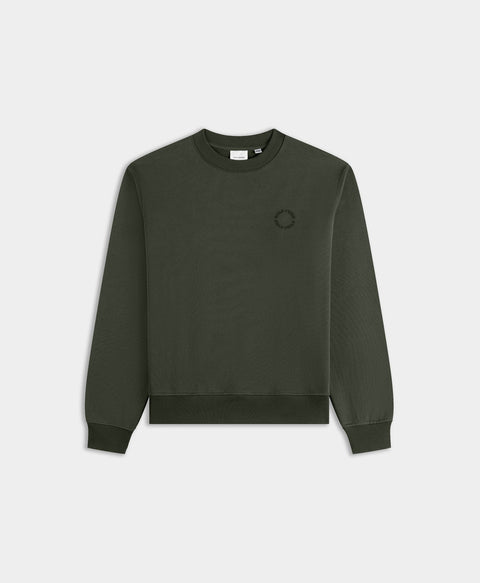 Rosin Green Orbit Emb Sweater