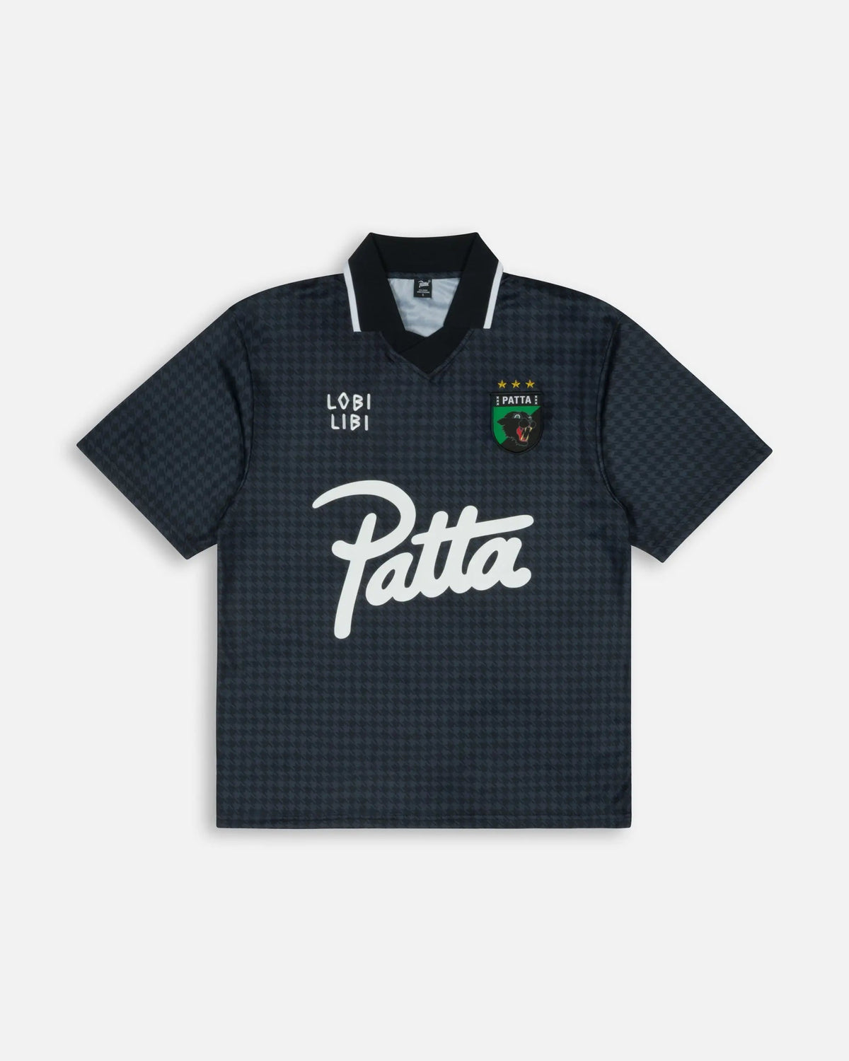 Patta Houndstooth Football Jersey (Ombre Blue)
