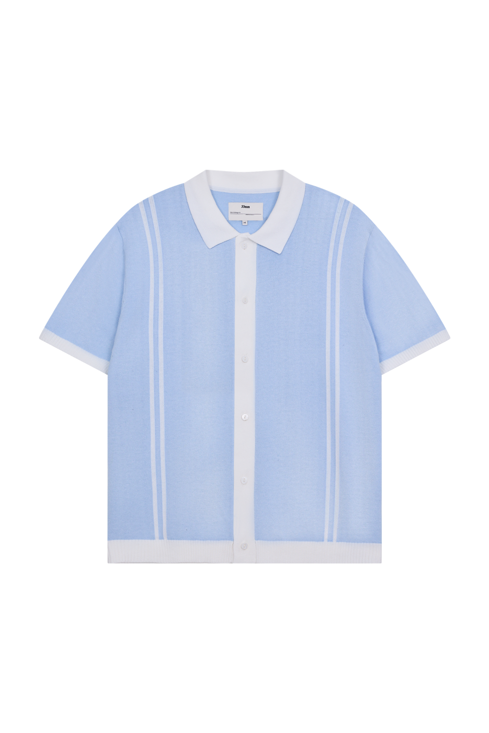 Ripley Knit Shirt, Sky Blue