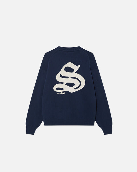 S Knit - Navy