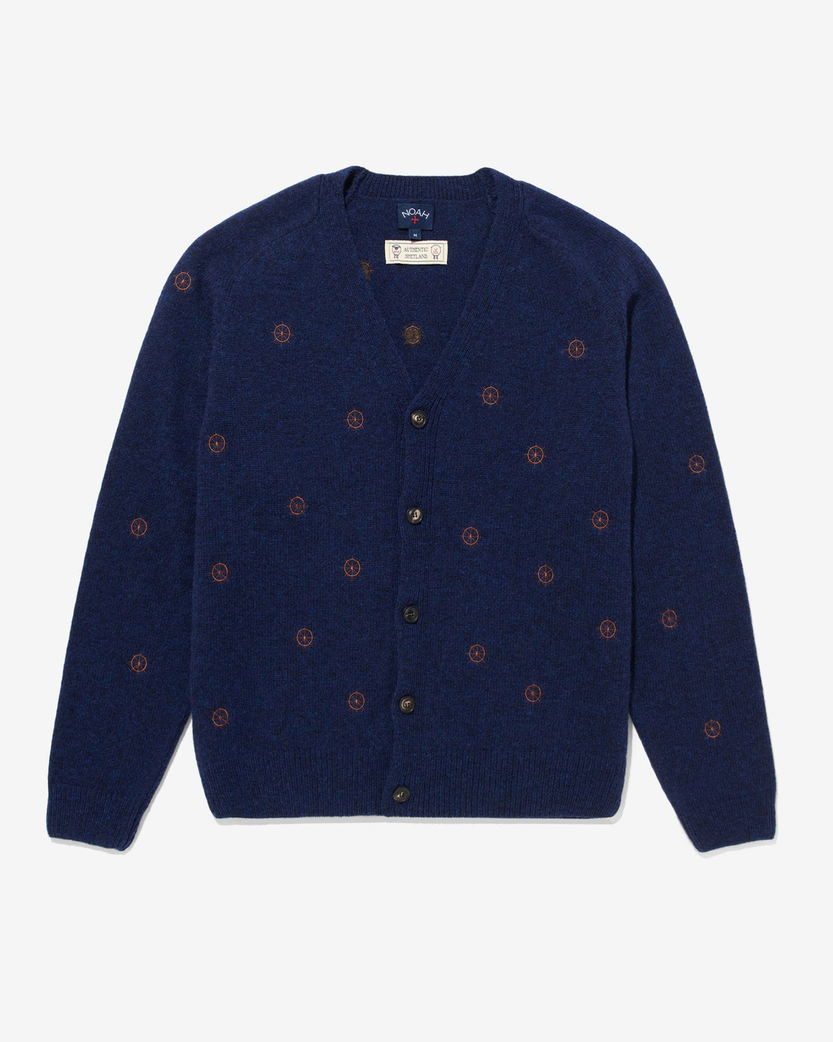 Ship Wheel Shetland Cardigan