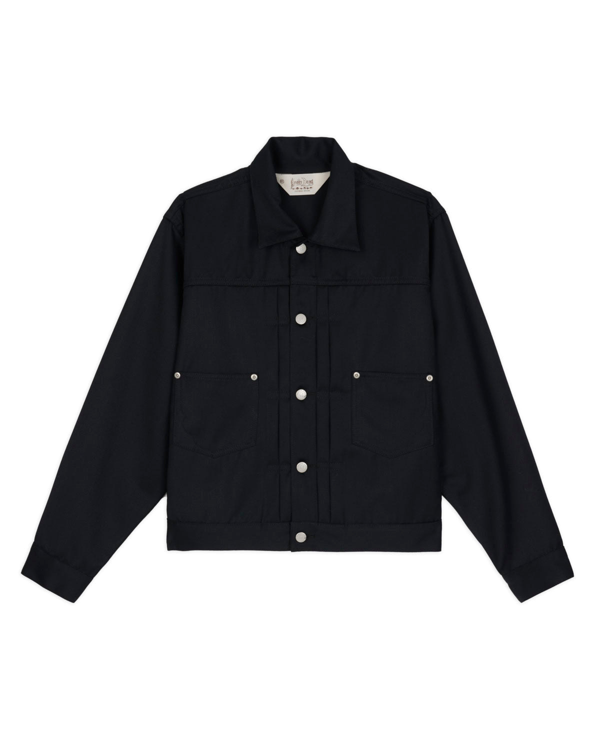 Serge Wool Trucker Jacket - Black