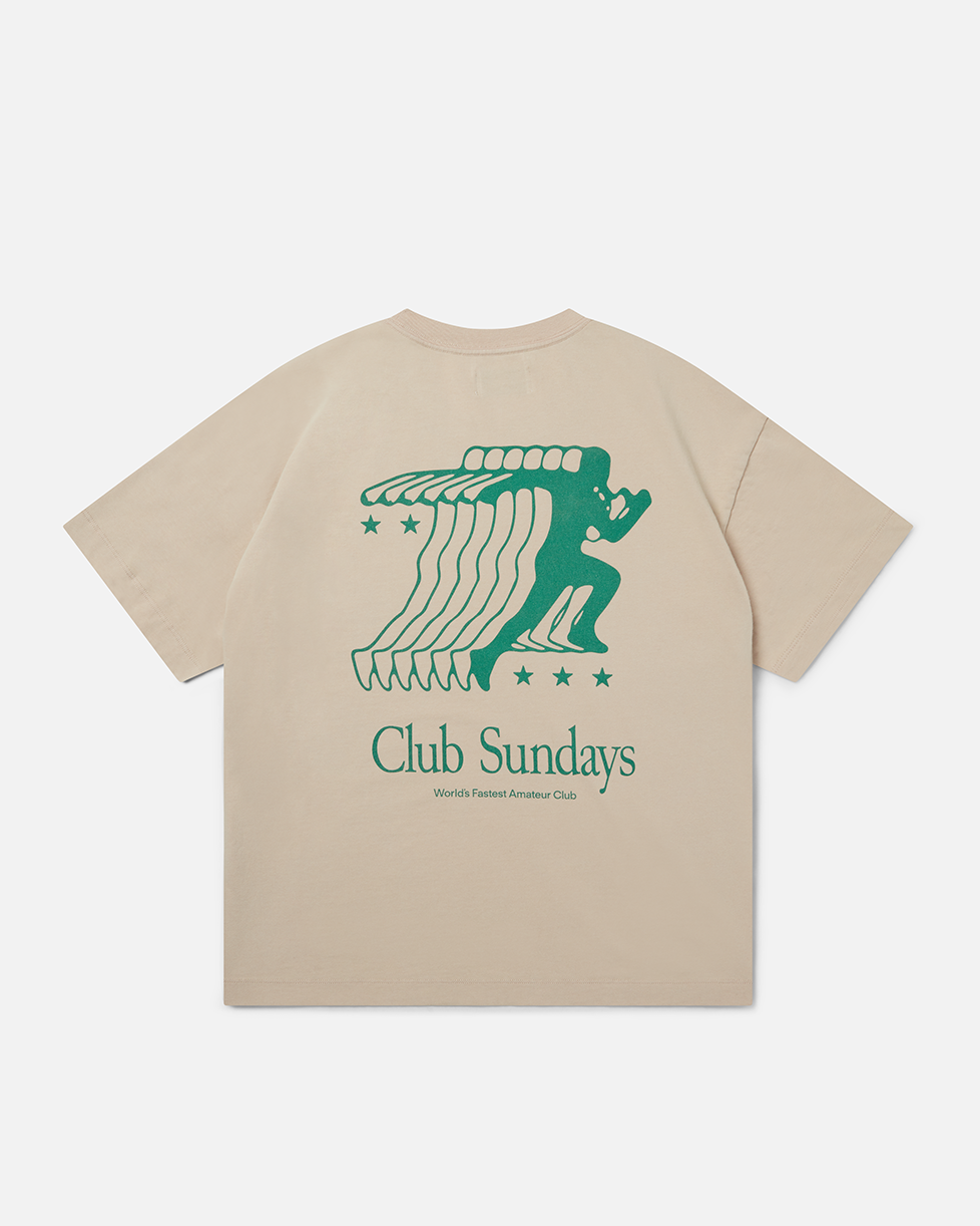 Track Tee - Oat