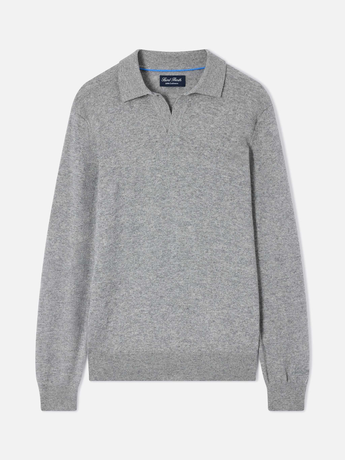 Polo Covent in grey cashmere