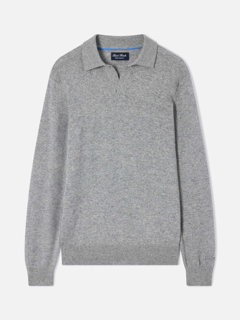 Polo Covent in grey cashmere