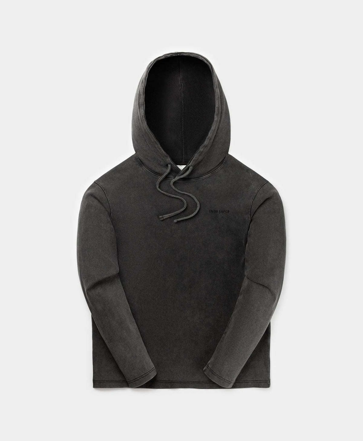 Black Zawadi Rib Hoodie