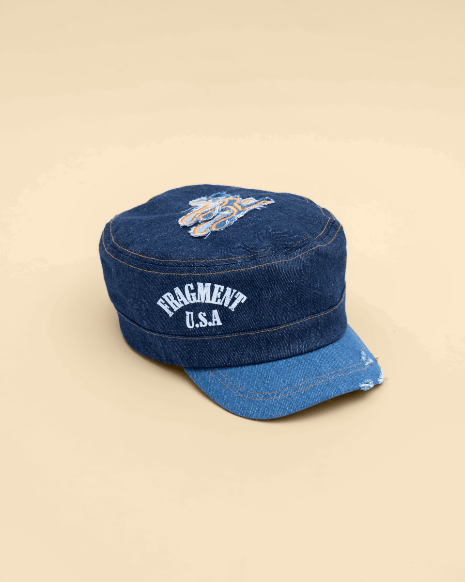 Army denim cap