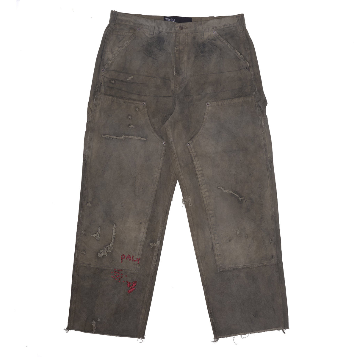Been thru it waxed canvas dbl knee pant