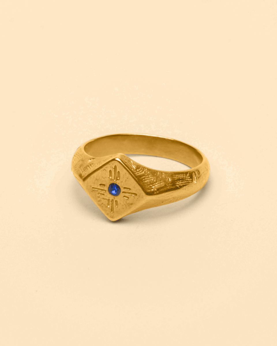 Blue ray ring [gold]