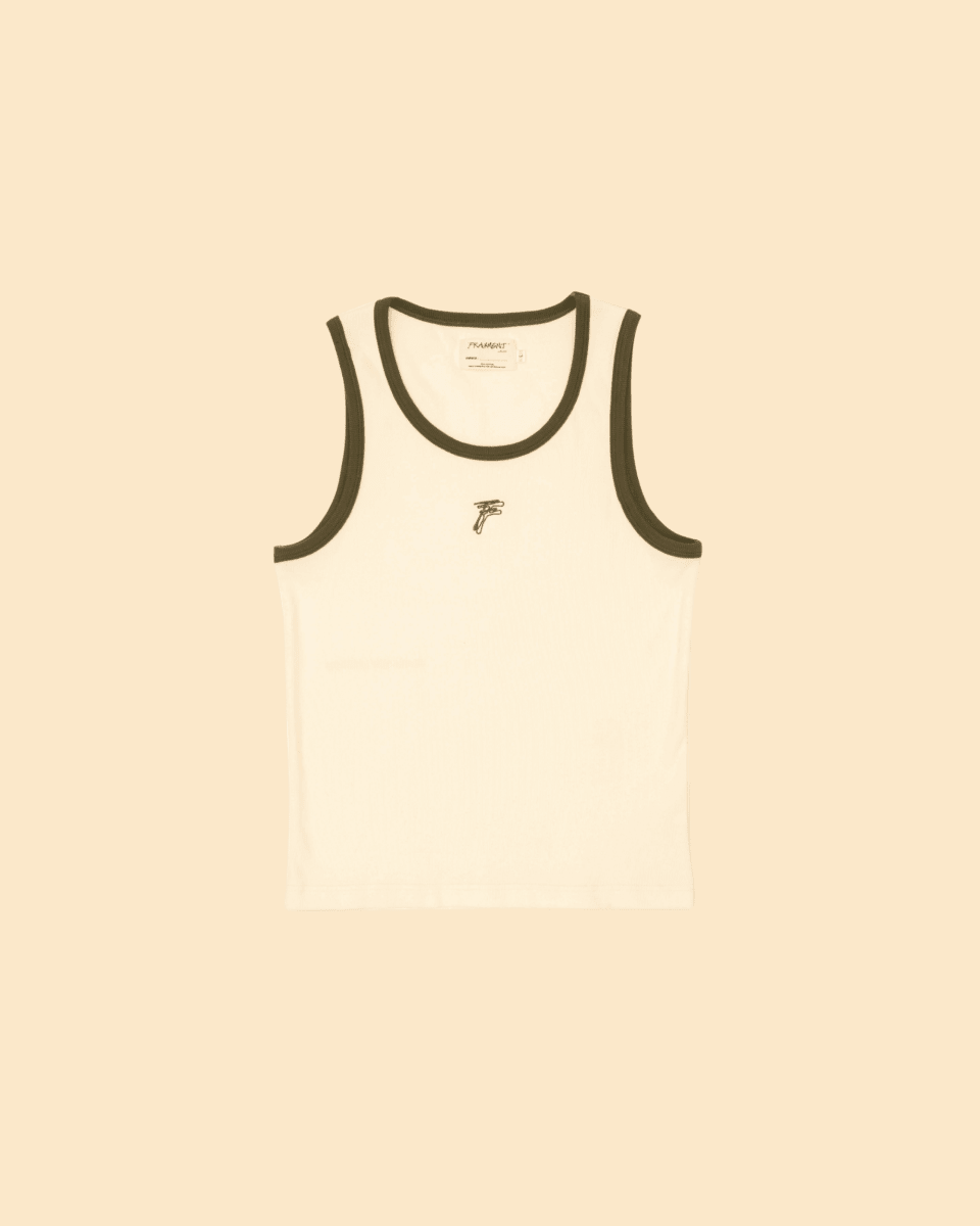 Cream tank top
