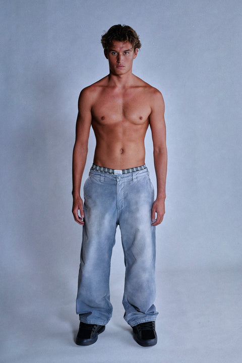 grey chino pants