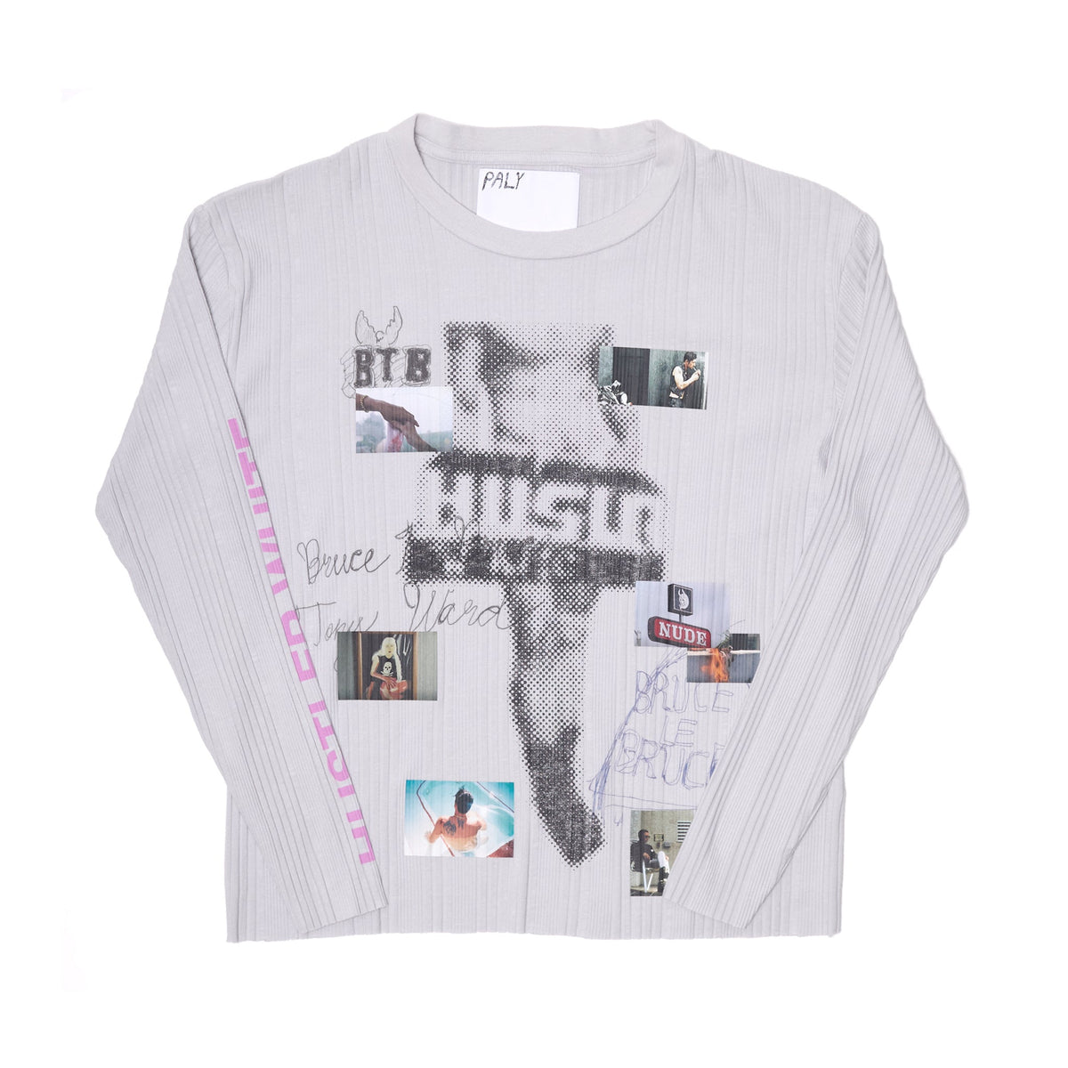 Hustlr rib l/s tee