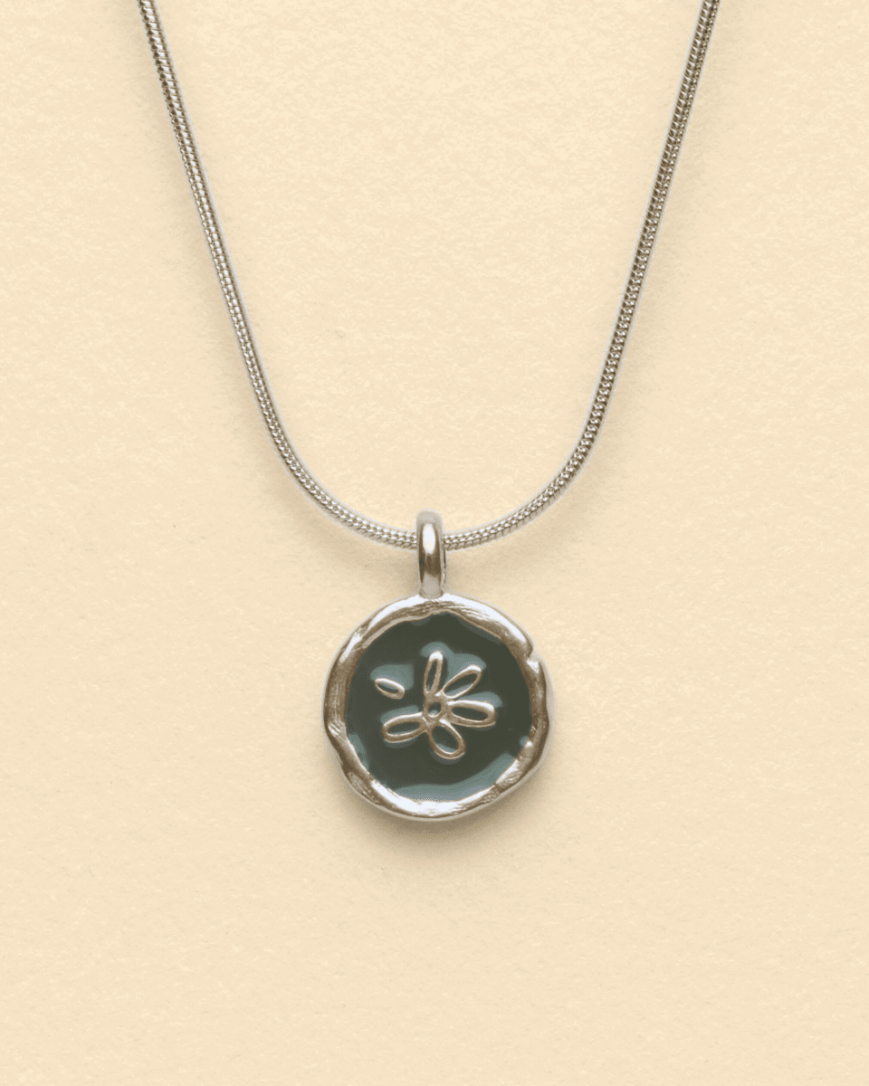 LOST PETAL NECKLACE - KHAKI