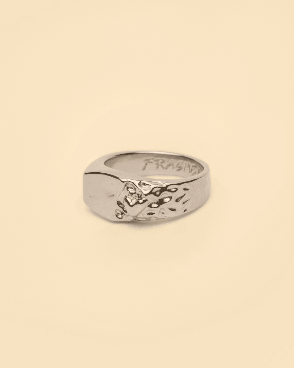 Molten heart ring