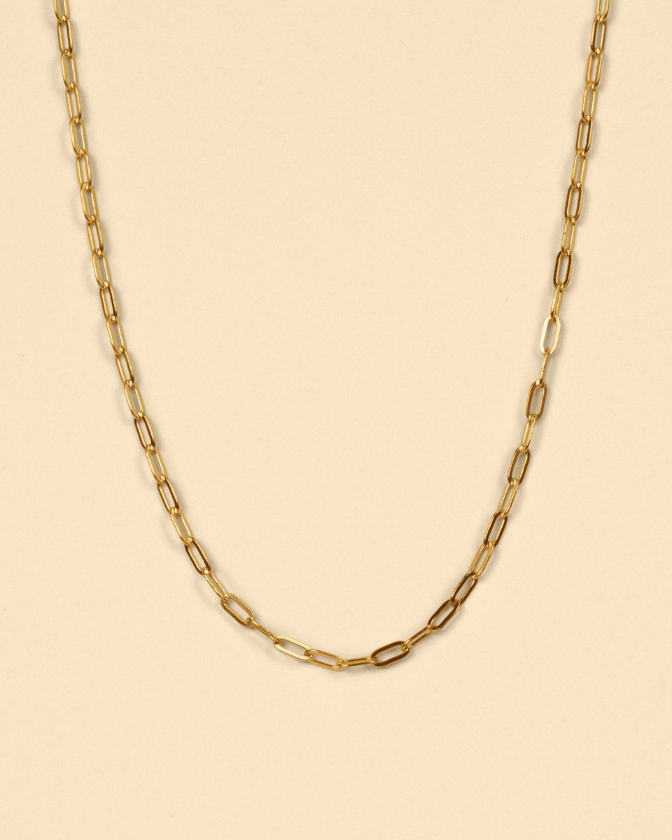 PAPERCLIP CHAIN [GOLD]