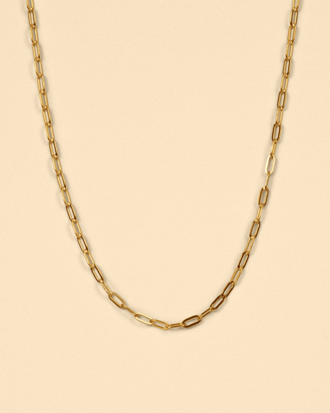 PAPERCLIP CHAIN [GOLD]