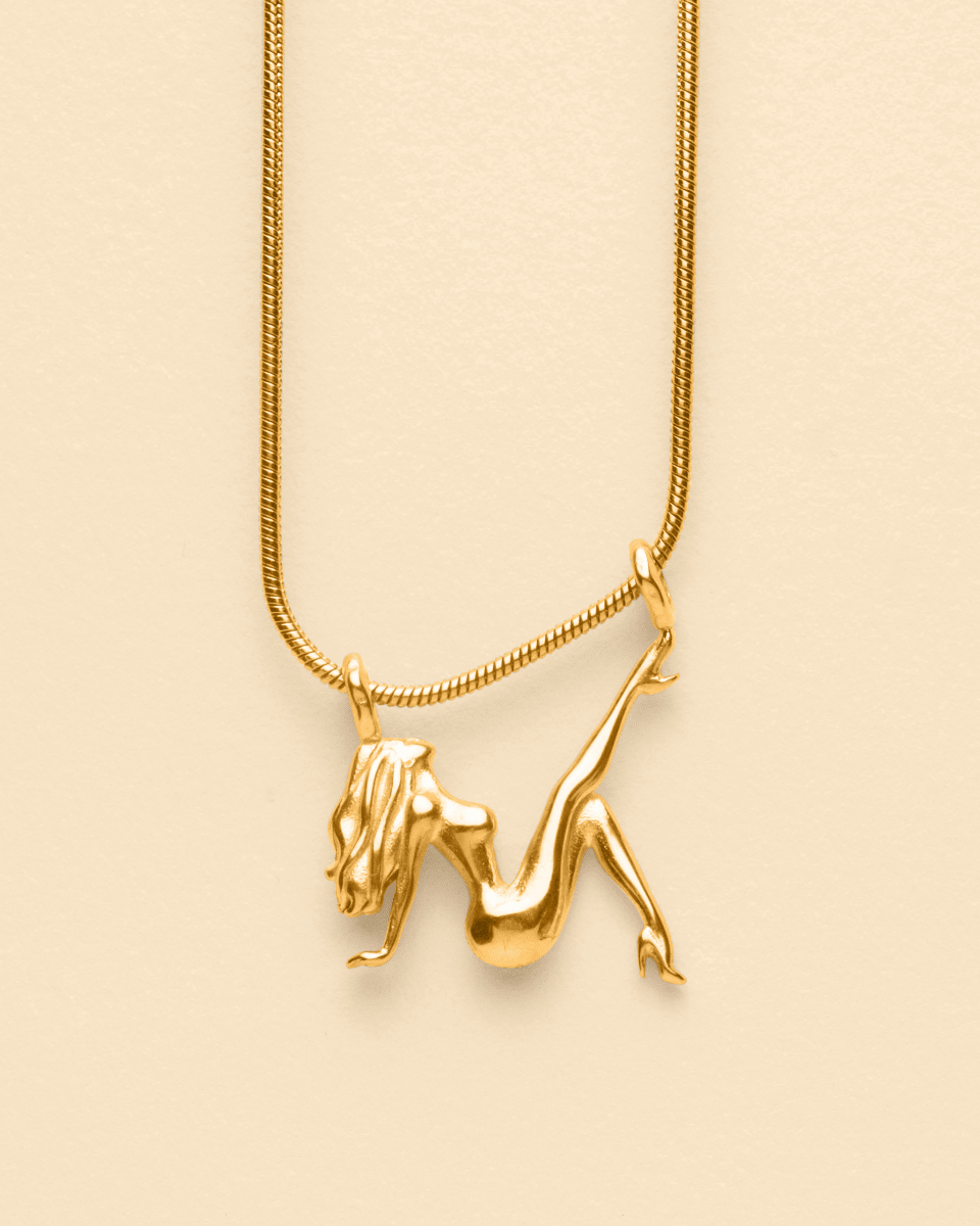 Pin-up necklace [gold]