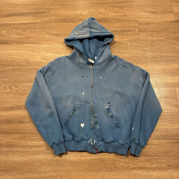 mooji mooji sun faded zip hoodie
