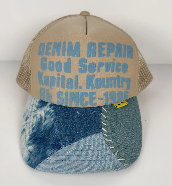 Kapital Denim Repair Trucker Hat