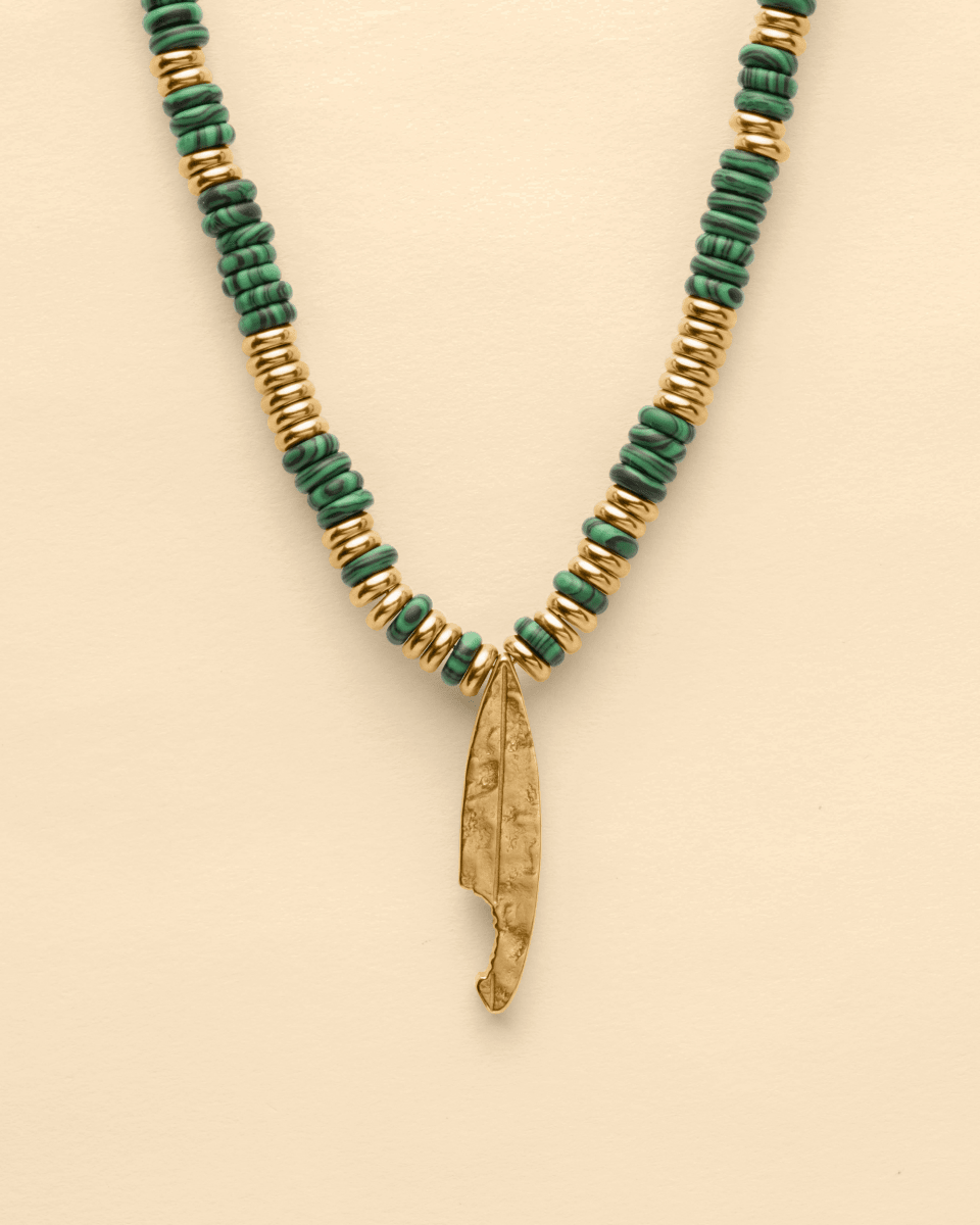 Surfboard necklace [gold]