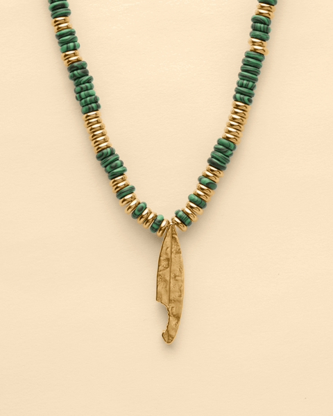 Surfboard necklace [gold]