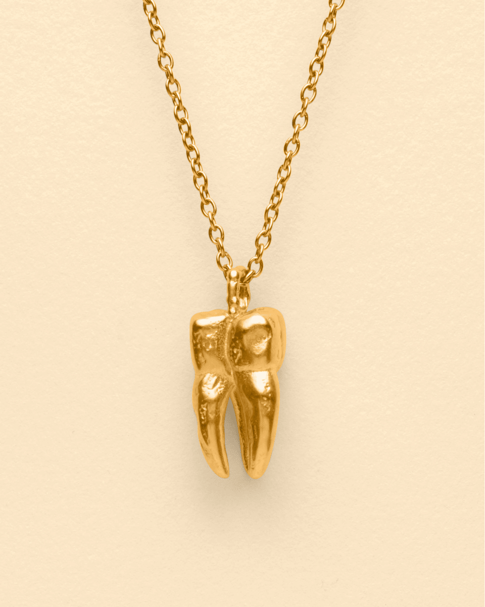 Tooth necklace [gold]